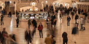 Saturday evening at Grand Central Terminal