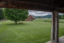 Shaker Village - on the porch