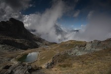 What's behind those clouds? It would be the Matterhorn.