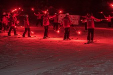 Torchlight Parade just for us.