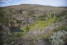 Close to Hálfoss & Granni one of the so many small and bigger waterfalls