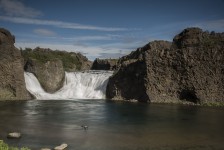 Hjáiparfoss Waterfall