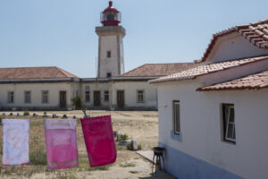 Lighthouse clothes line.