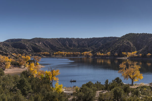 One of the many lakes hidden in the wilderness.