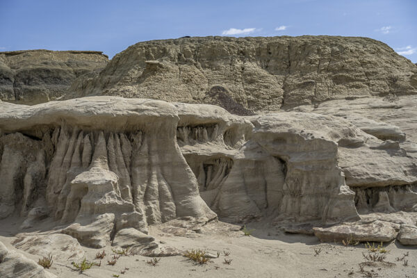 time and natural elements have etched a fantasy world of strange rock formations made of interbedded sandstone, shale, mudstone, coal, and silt